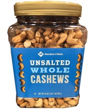 Member&#39;s Mark Unsalted Whole Cashews (33 oz.) - $23.50