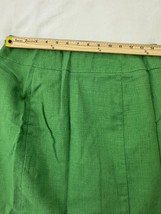 Chadwick’s Collection Women’s 10 Green Cotton Linen Blend Pull-On Pencil Skirt image 11