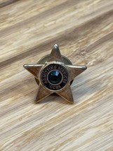 Admitting Services CCHS Gold Tone Star Pin Pinback KG JD - £9.49 GBP