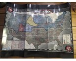 Deadlands Noir Hexaco North America New Orleans Double Sided Map 29 1/2&quot;... - $39.59