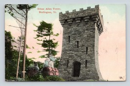 Ethan Allen Tower Burlington Vermont VT 1910 DB Postcard P14 - £3.16 GBP