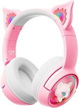 Cat Ear Bluetooth Headphones Wireless Over Ear Headphone with RGB Lights Cute De - $92.93