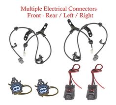 6x Multiple Connectors of ABS Wheel Speed Sensor Front Rear Fits Corolla... - $65.00