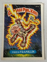 Fried Franklin Garbage Pail Kids Trading Card 1986 GPK Sticker - $2.48