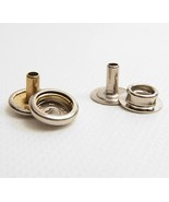 Snaps with Long Barrel / Post for Leather, Carpets -  Nickel Plated Bras... - $395.01 MXN+