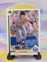 1991 Upper Deck Baseball | Paul Gibson Tigers #579 - $0.99