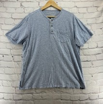 Eddie Bauer Pale Blue Shirt Mens sz L Large Short Sleeve 100% Cotton  - £9.34 GBP