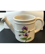 2.5&quot; Vintage Mini Porcelain Watering Can African Violets Flowers EUC Col... - £7.16 GBP