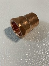 1 inch CXF Copper Adapter / 1” Solder x Female Threaded Adapter ~ W 01263L - £10.53 GBP