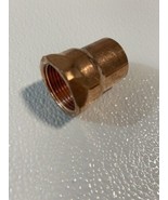 1 inch CXF Copper Adapter / 1” Solder x Female Threaded Adapter ~ W 01263L - $13.40