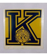 Vintage Kent State University Window Sticker Decal, Unused 4.5&quot;x4.5&quot; Ken... - $9.46