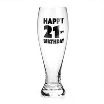 Happy Birthday Pilsner Glass - 21st - £29.38 GBP
