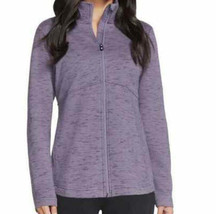 Skechers Womens Go Knit Full Zip Jacket Size Medium Color Gray/Purple - £37.58 GBP