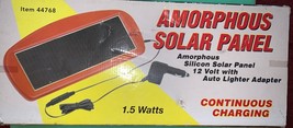 Vintage Amorphous Solar Panel 1.5 Watt Trickle Charger 44768 - $7.80