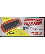 Vintage Amorphous Solar Panel 1.5 Watt Trickle Charger 44768 - $10.75 CAD