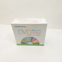 Memorex 10 PK/PAQ DVD+RW 4X 4.7 GB 120 min in Slim Clear Case - $15.29