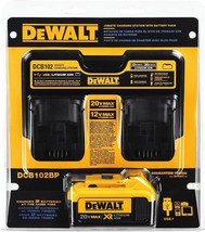 Dewalt 4Ah Battery Pack And 20V Max* Charging Station For Jobsite (Dcb102Bp). - £186.64 GBP