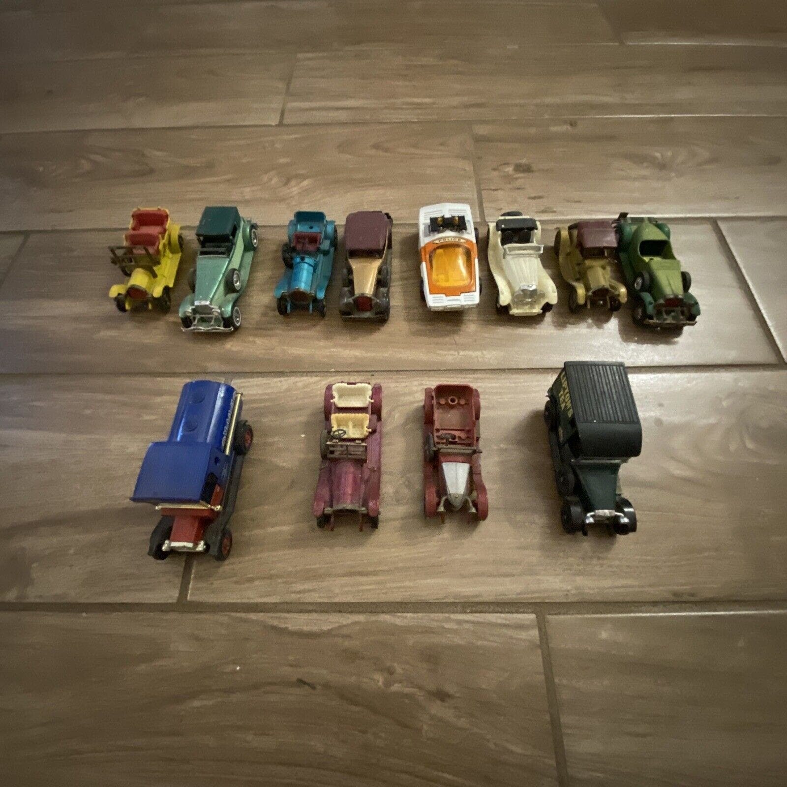 Primary image for Vintage Of 12 1970s Matchbox Lesney Lot of Die Cast Cars Made In England