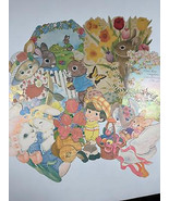 Vtg 90s Easter Die Cut Lot - Double Sided Spring Easter Art - $14.95