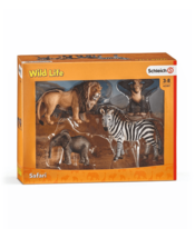 Damaged Box Wildlife Starter Set zebra chimp lion baby elephant 42387 Sc... - £14.27 GBP