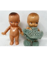 7&quot; Kewpie Doll Plastic Moving Arms Irwin USA w/ Crocheted Dress &amp; Bonnet... - £19.68 GBP