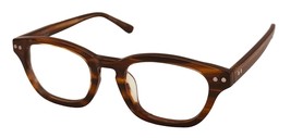 Converse Ophthalmic Mens Brown Hrn Rectangle Plastic Eyeglass Frame P015 48mm - £35.88 GBP