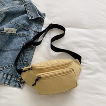 Casual Nylon Waist Bag Women Fanny Pack Streetwear  Crossbody Chest Bag Hip Hop  - £49.48 GBP