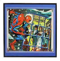 VINTAGE 1978 Marvel Spider-man Dr Octopus Wedding Framed 12x12 Poster Di... - £31.18 GBP