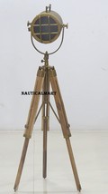 NauticalMart Antique Designer Searchlight Floor Lamp Tripod Two Fold Stand - $89.00