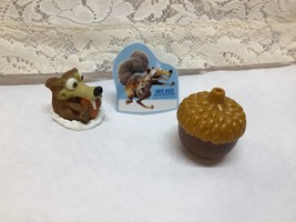Ice Age Dawn Of The Dinosaurs Scrat the Squirrel &amp; Acorn Toys - £3.26 GBP
