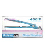 BaByliss Pro Nano Titanium Blue Flat Iron 1.75&quot; - £247.78 GBP