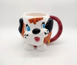 Tasters Choice Coffee Mate Dog Porcelain Coffee Mug Y2K Handpainted 3D 2000 Vtg - £8.95 GBP