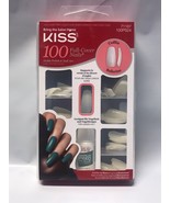 KISS 100 FULL COVER NAILS COFFIN BELLERINE 100PS24 NAILS HOLDS POLISH &amp; ... - $5.99