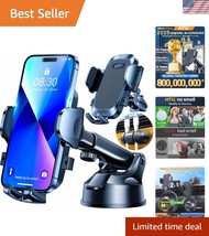 Sturdy 2025 Car Phone Mount - Military Grade, Suction Cup, Extra Accesso... - $42.00