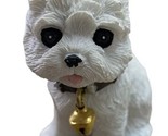 Gisela Graham London Bichon Puppy Sitting Resin Holiday Ornament - £6.62 GBP