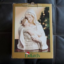 Vintage Dillard&#39;s Trimmings Madonna &amp; Child Christmas Musical Figurine Jesus - £38.05 GBP