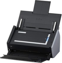 FUJITSU ScanSnap S1500 Scanner W/New Adapter, Cable, Cord, Scanned Page - $194.99