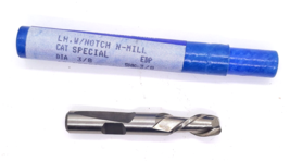 FastCut Tool 2 Flute HSS 3/8&quot; End Mill 3/8 Shank LOC 1 &quot; L.H. With Notch A9 - £10.21 GBP