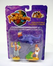 Flintstones Collectible Figures 3 Pack Mattel Dino Fred Wilma 1993 - £6.68 GBP