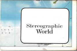 Hammond Stereographic World Map 1980&#39;s - £11.46 GBP