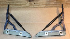 BMW E46 3-Series Black Trunk Lid Arms Supports Mounts Hinges 1999-2006 OEM - $49.49