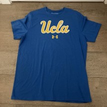 UCLA Bruins Under Armour HeatGear Short Sleeve Shirt Men&#39;s Blue Size Medium M - £7.99 GBP