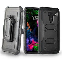 For Lg G8 Hexagon Case w/Clip Black - £4.68 GBP