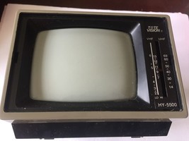Preowned Tote Vision 5&#39;&#39; B&amp;W Portable TV - $35.10