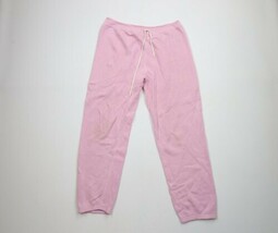 Vtg 70s 80s Streetwear Womens Large Distressed Gusseted Sweatpants Jogge... - $39.55