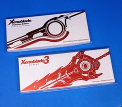 Xenoblade Chronicles 3 Metallic Museum Monado &amp; Lucky Seven Keychain Figure Set - £121.78 GBP