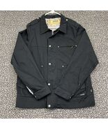 Grenade Jacket Men Large Black Full Zip Long Sleeve Pocket Outdoor Work L - $1,624.56 MXN