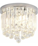 Small Modern K9 Crystal Chandeliers Fixtures for Bedroom, Hallway, Livin... - £62.27 GBP