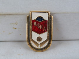 Vintage Soviet Hockey Pin - CSKA Moscow - Stamped Pin  - £11.88 GBP