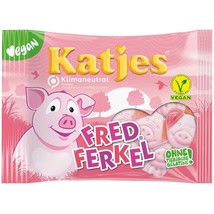 Katjes Fred Ferkel Gummy Bears Vegan From Germany -200g -FREE Shipping - £7.15 GBP